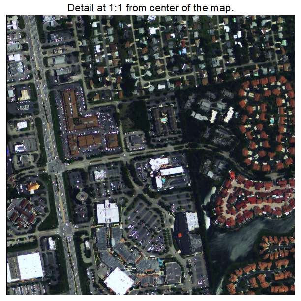 Villas, Florida aerial imagery detail