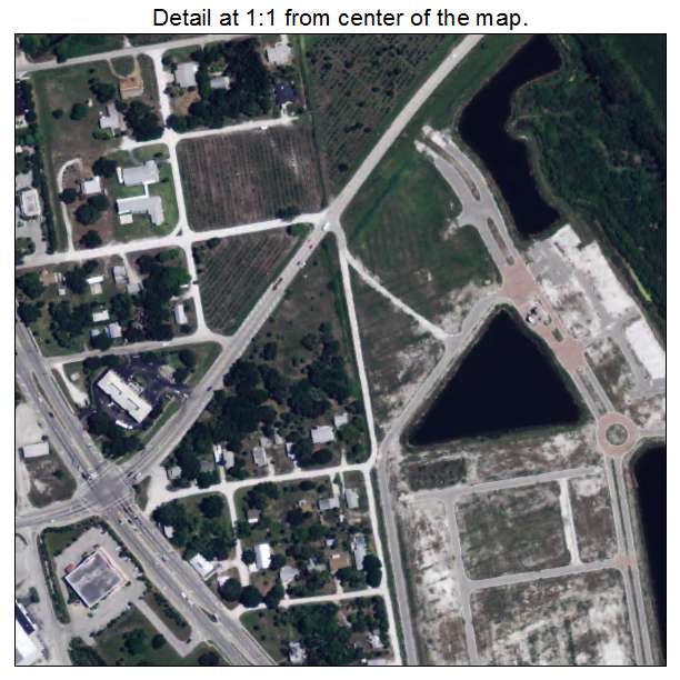 Wabasso, Florida aerial imagery detail