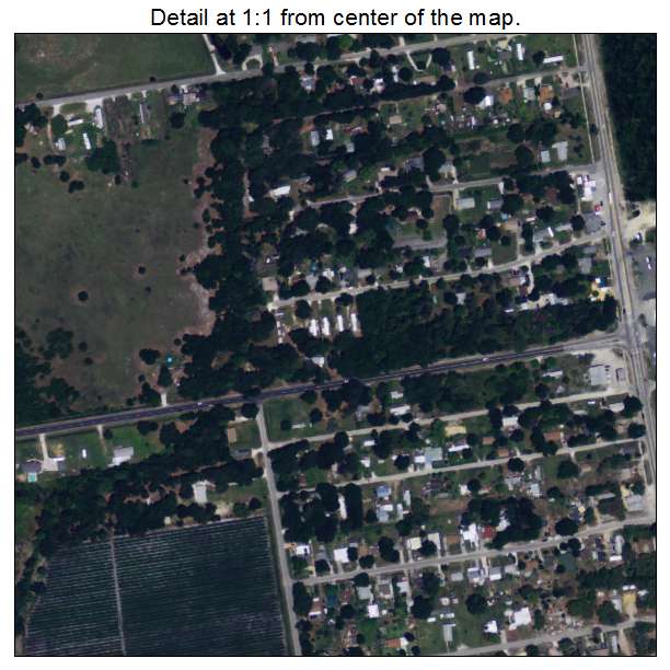Wahneta, Florida aerial imagery detail