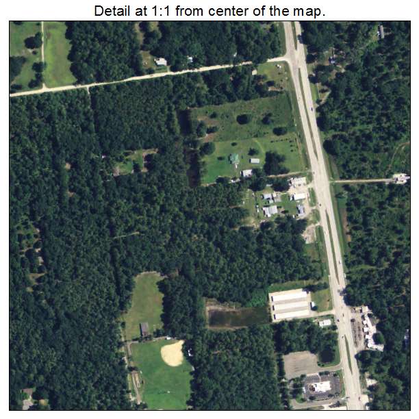 Waldo, Florida aerial imagery detail