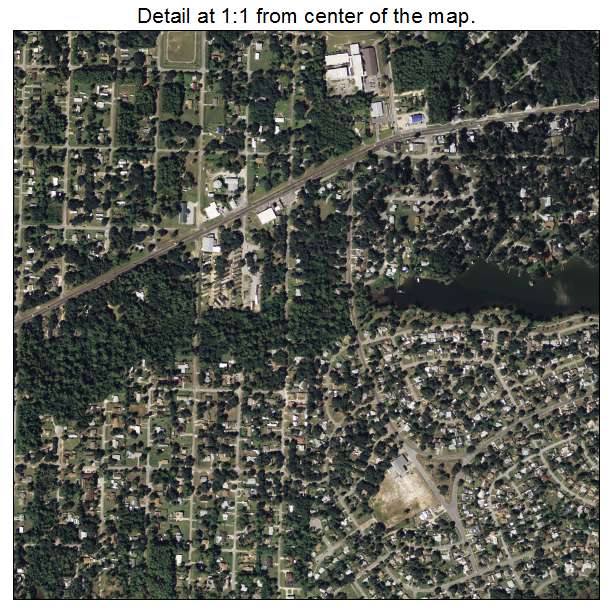 Warrington, Florida aerial imagery detail