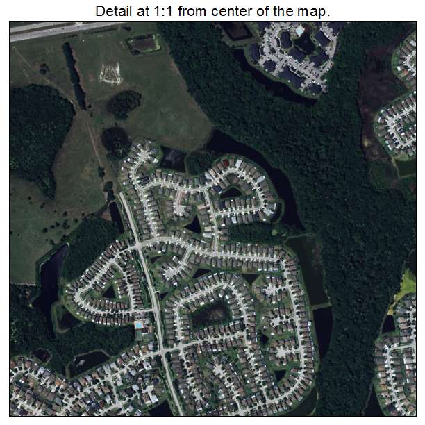 Wesley Chapel, Florida aerial imagery detail