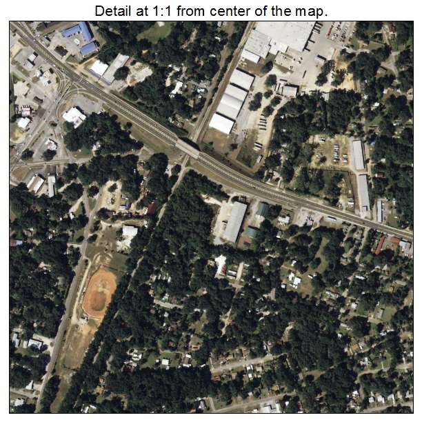 West Pensacola, Florida aerial imagery detail