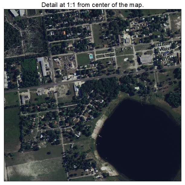 Wimauma, Florida aerial imagery detail