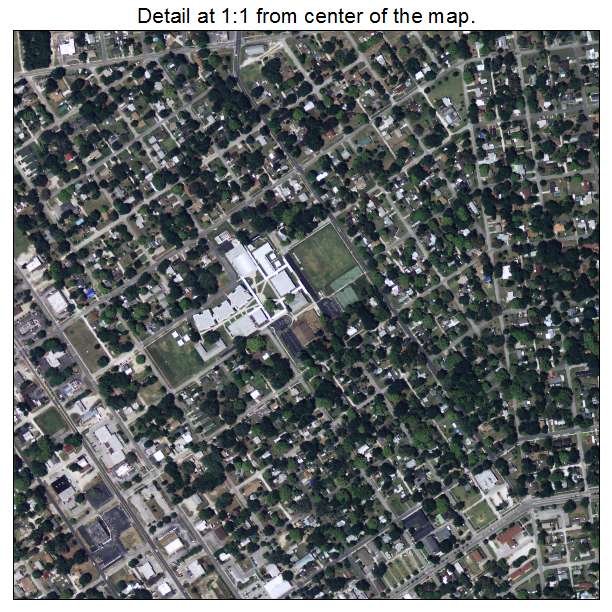 Aerial Photography Map of Zephyrhills, FL Florida