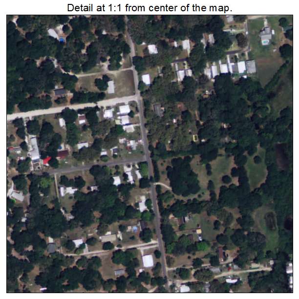 Zephyrhills South, Florida aerial imagery detail