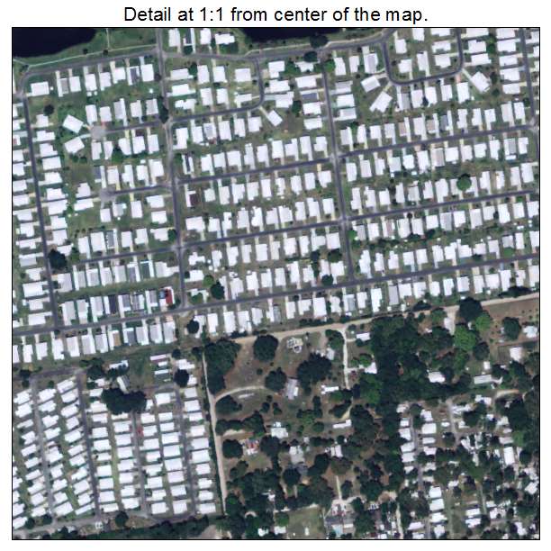 Zephyrhills West, Florida aerial imagery detail