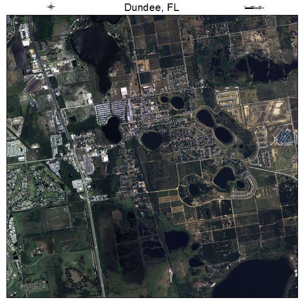 Dundee, FL air photo map