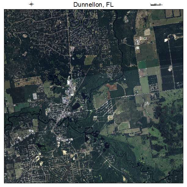 Dunnellon, FL air photo map