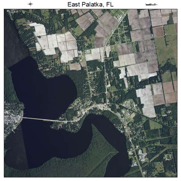 East Palatka, FL air photo map