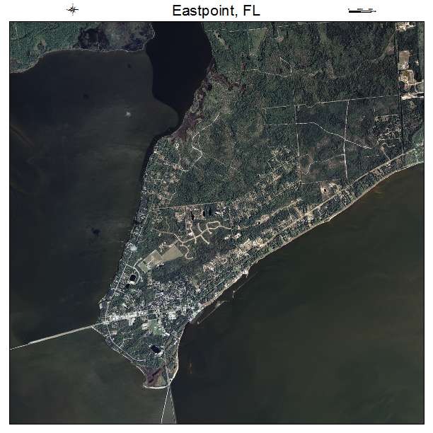 Eastpoint, FL air photo map