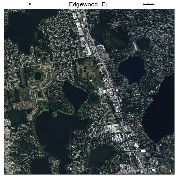 Edgewood, FL air photo map