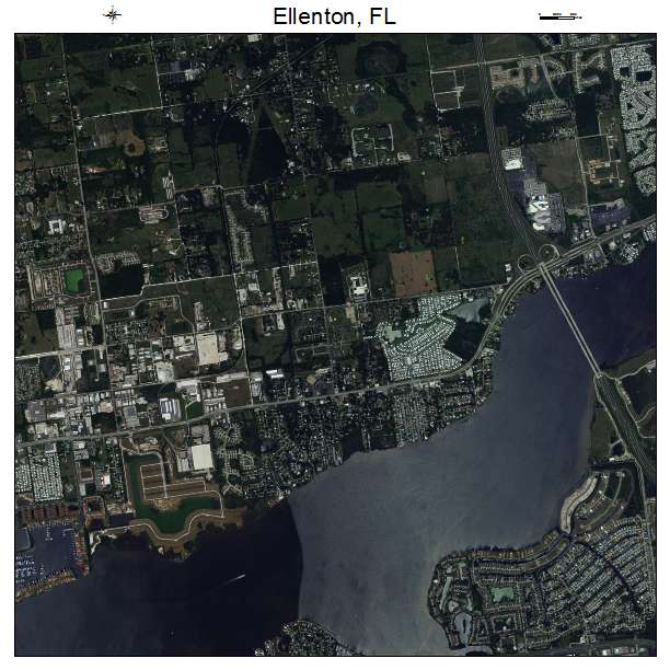 Ellenton, FL air photo map