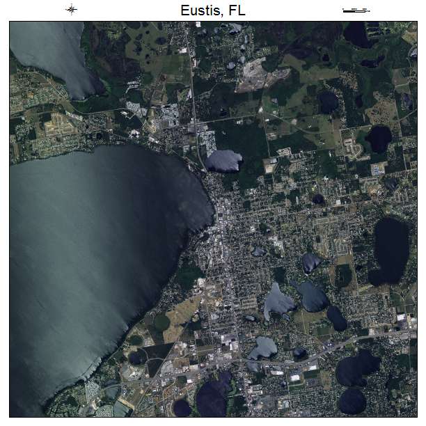 Eustis, FL air photo map
