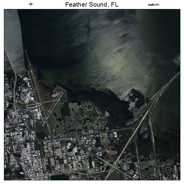 Feather Sound, FL air photo map