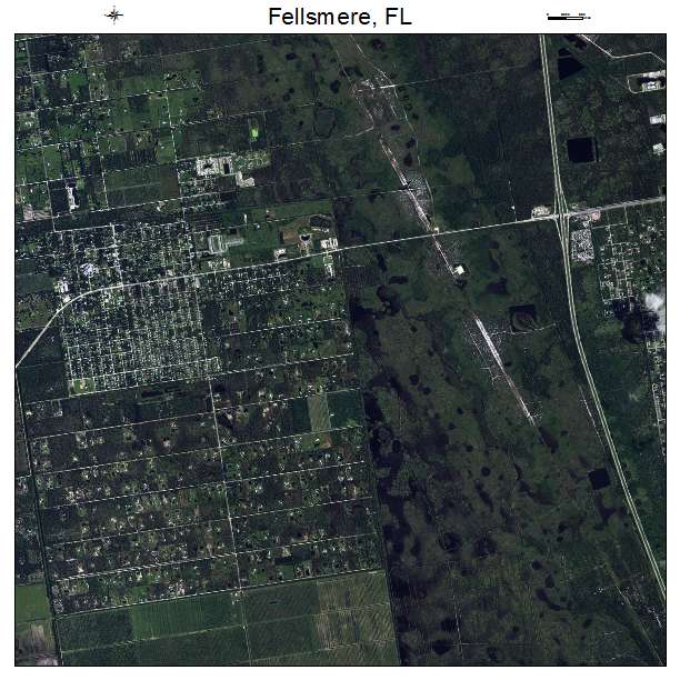 Fellsmere, FL air photo map