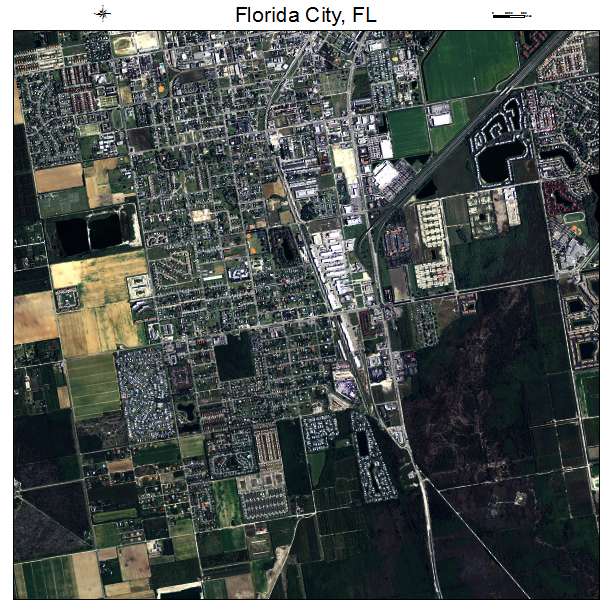 Florida City, FL air photo map