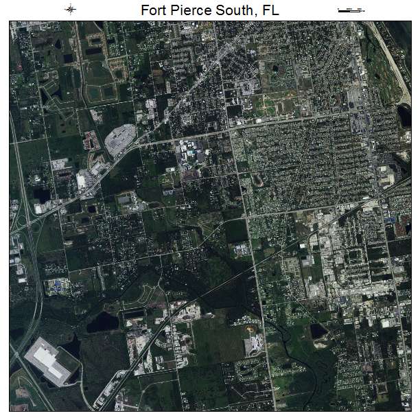 Fort Pierce South, FL air photo map