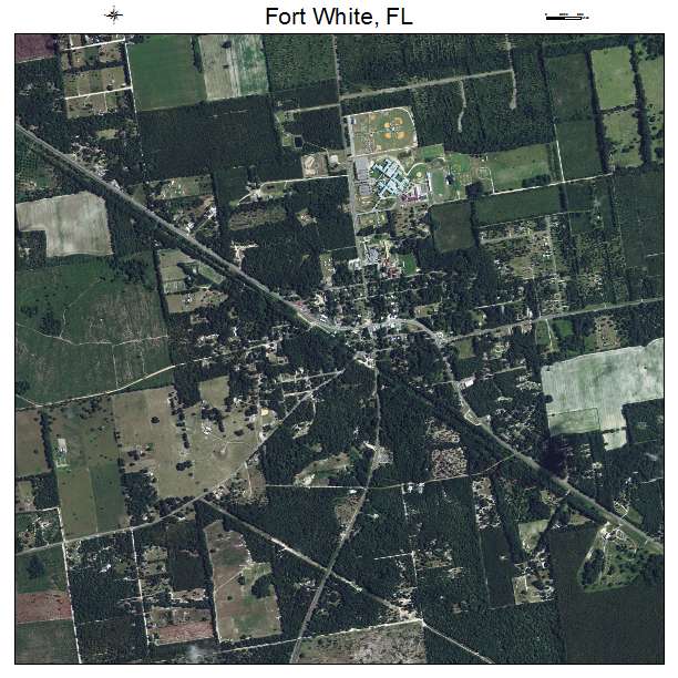 Fort White, FL air photo map