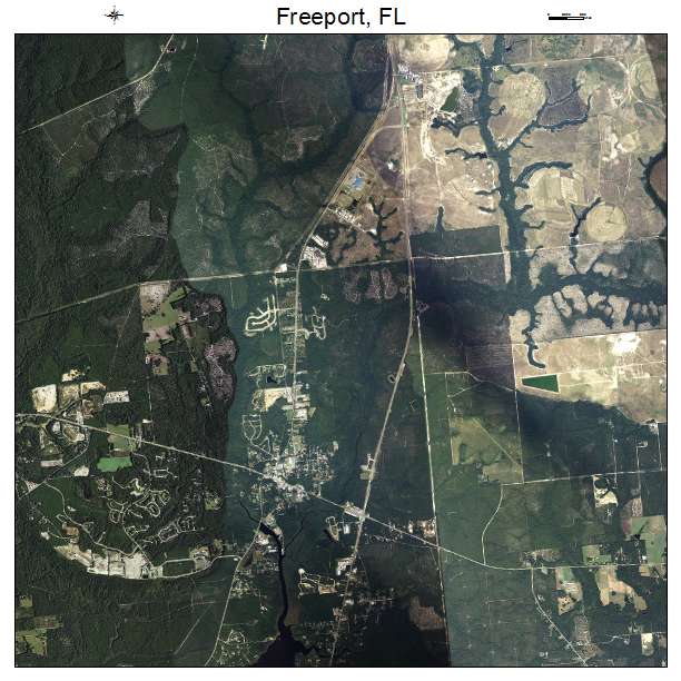 Freeport, FL air photo map