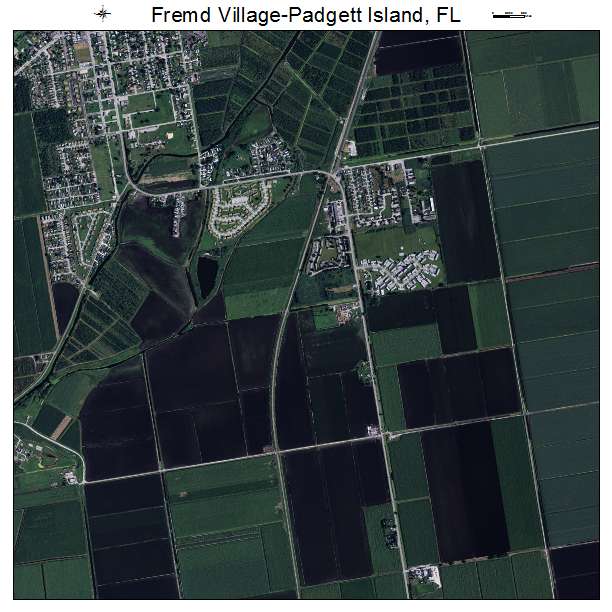 Fremd Village Padgett Island, FL air photo map