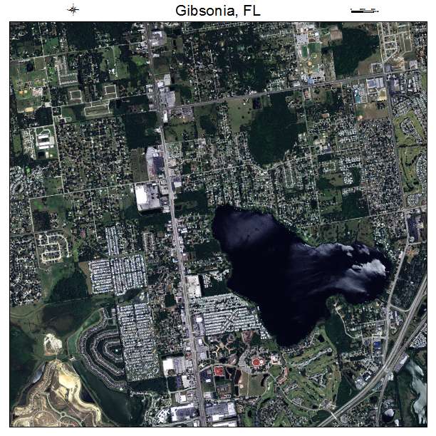 Gibsonia, FL air photo map