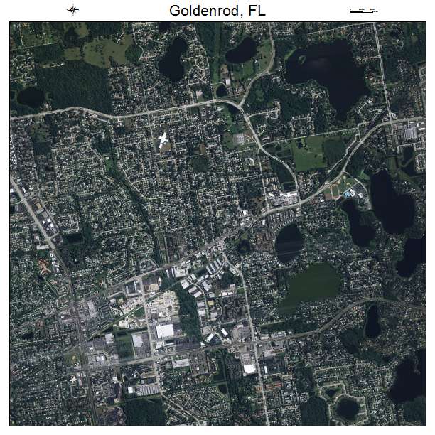 Goldenrod, FL air photo map