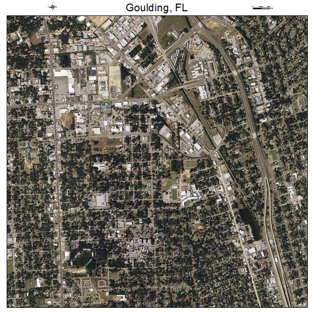 Goulding, FL air photo map