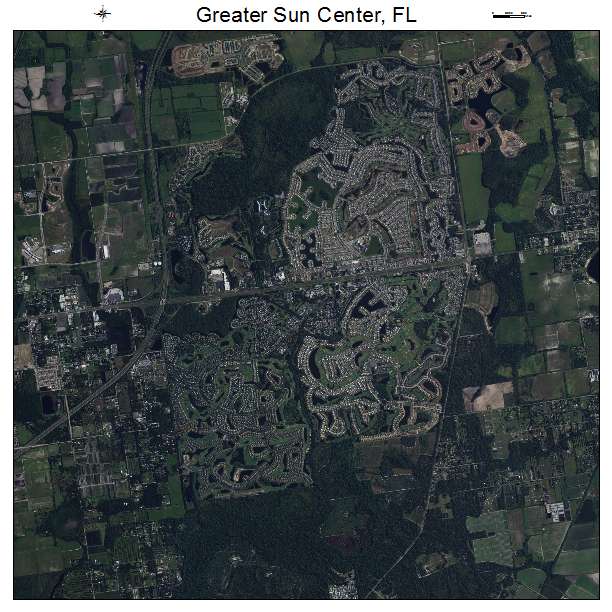 Greater Sun Center, FL air photo map
