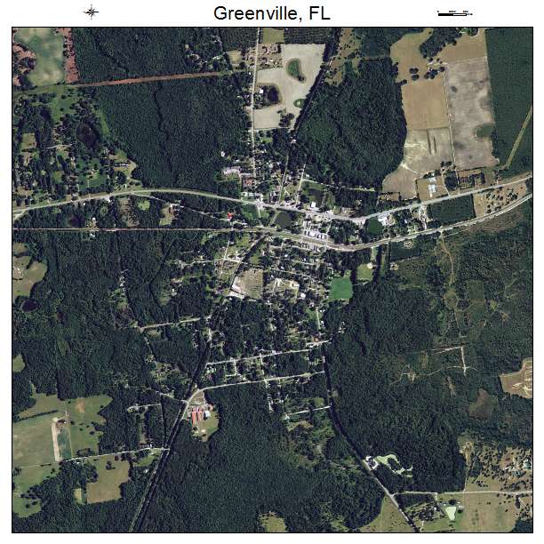 Greenville, FL air photo map