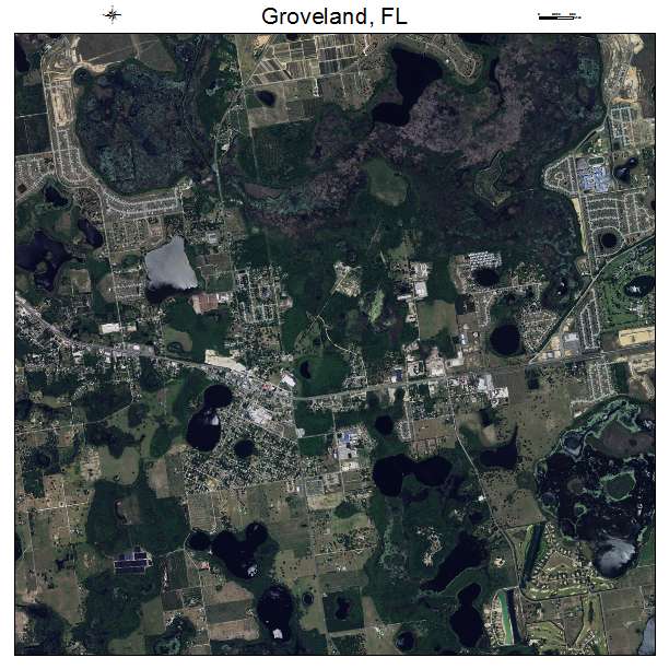 Groveland, FL air photo map