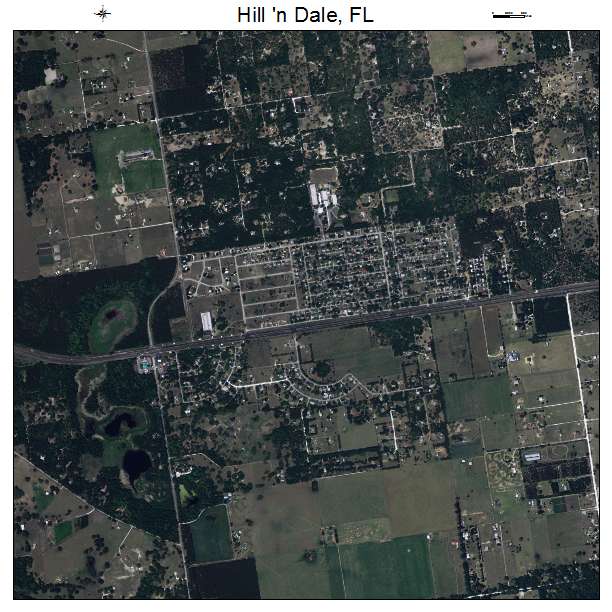Hill n Dale, FL air photo map