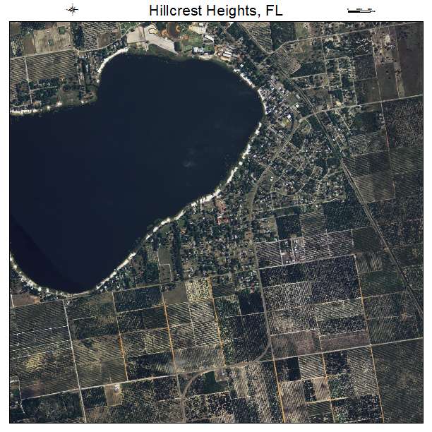 Hillcrest Heights, FL air photo map