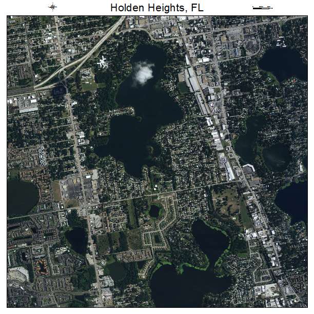 Holden Heights, FL air photo map