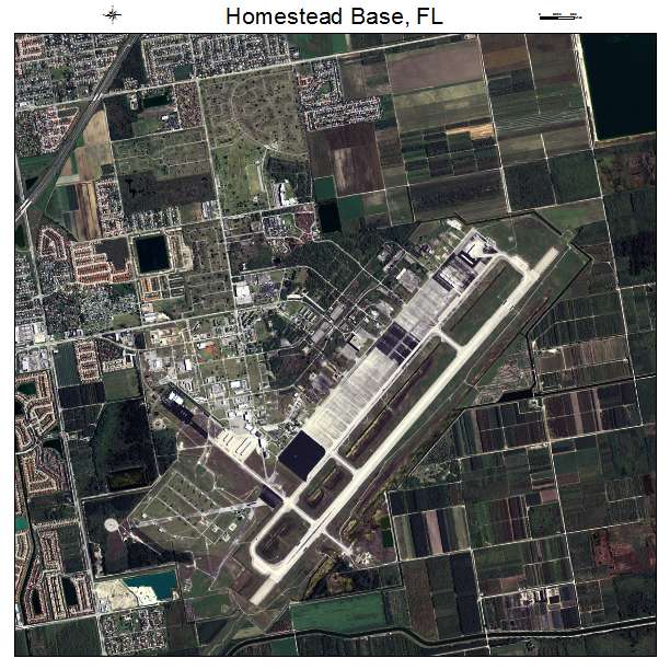 Homestead Base, FL air photo map