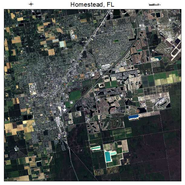 Homestead, FL air photo map