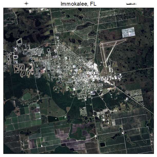 Immokalee, FL air photo map