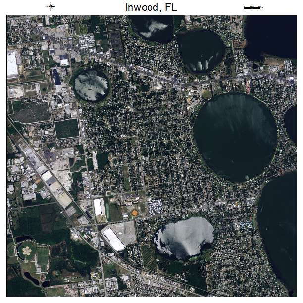 Inwood, FL air photo map