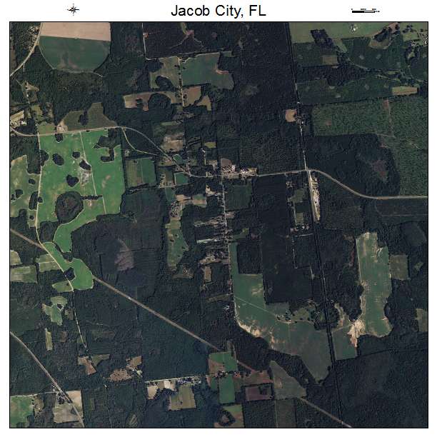 Jacob City, FL air photo map