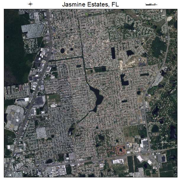 Jasmine Estates, FL air photo map