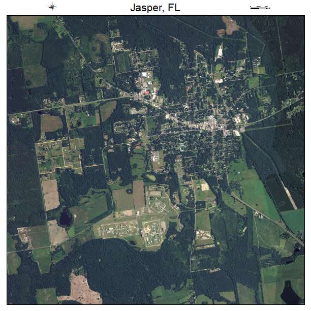 Jasper, FL air photo map