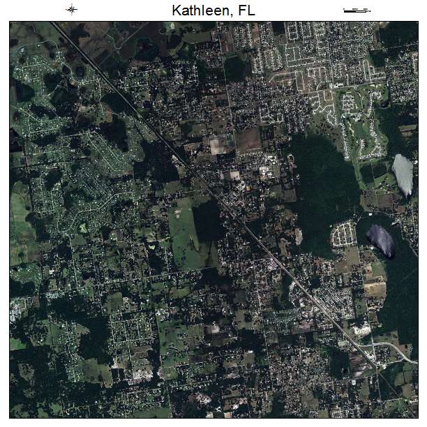 Kathleen, FL air photo map