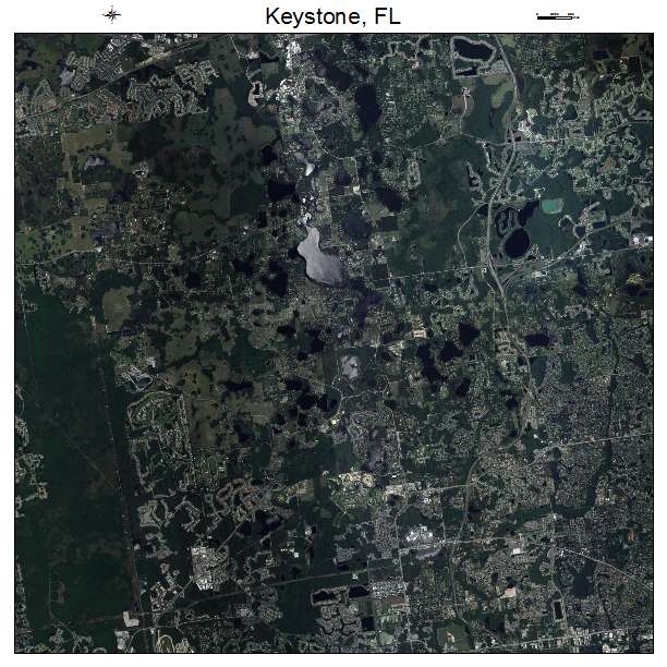 Keystone, FL air photo map