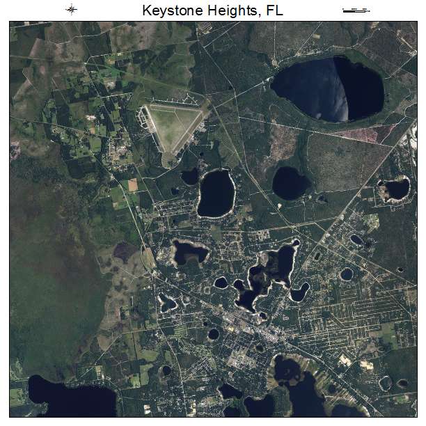 Keystone Heights, FL air photo map