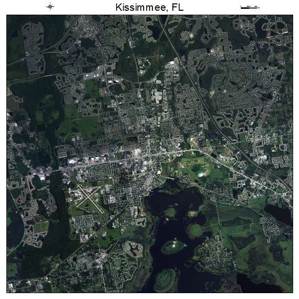 Kissimmee, FL air photo map