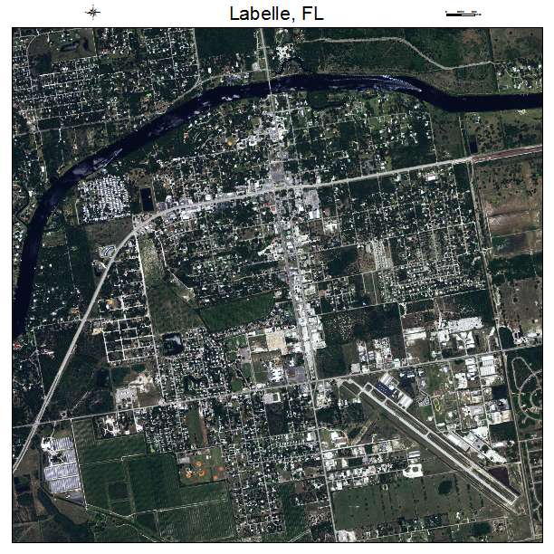 Labelle, FL air photo map