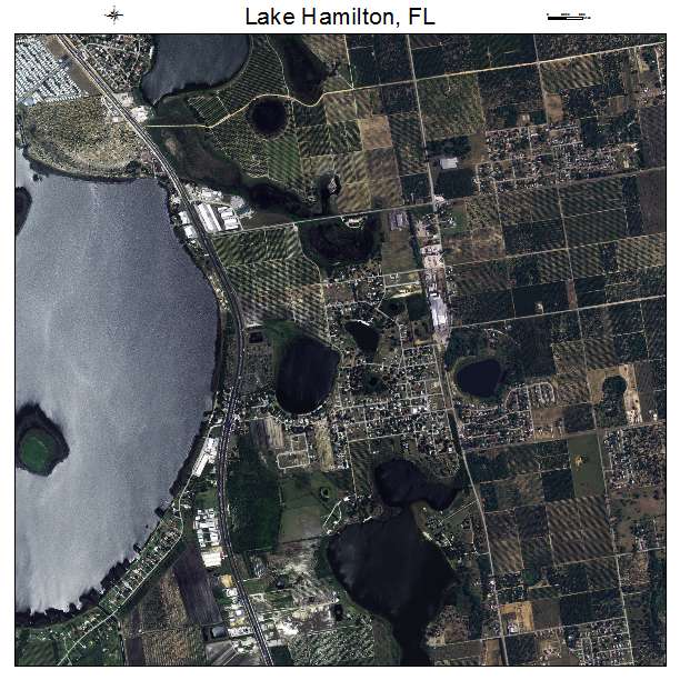 Lake Hamilton, FL air photo map