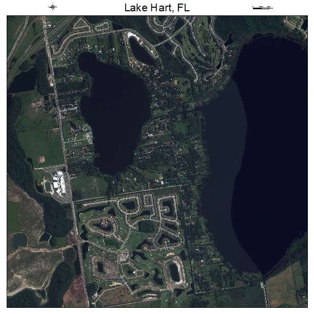 Lake Hart, FL air photo map