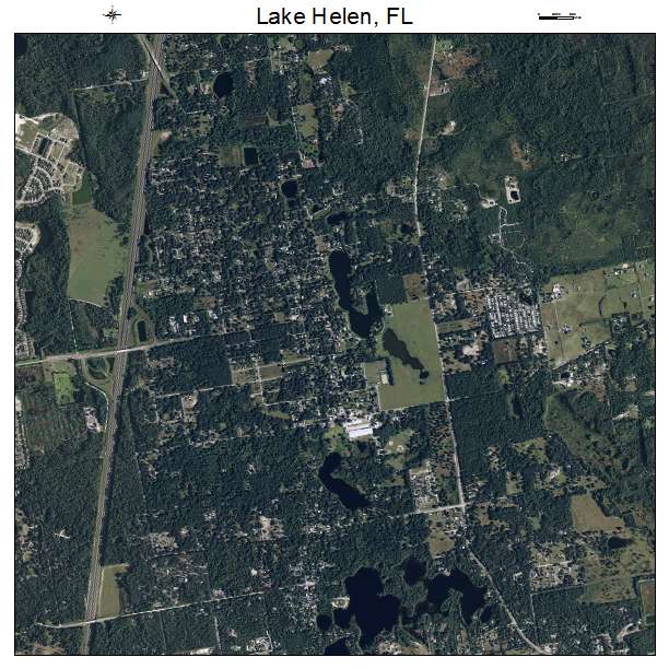 Lake Helen, FL air photo map