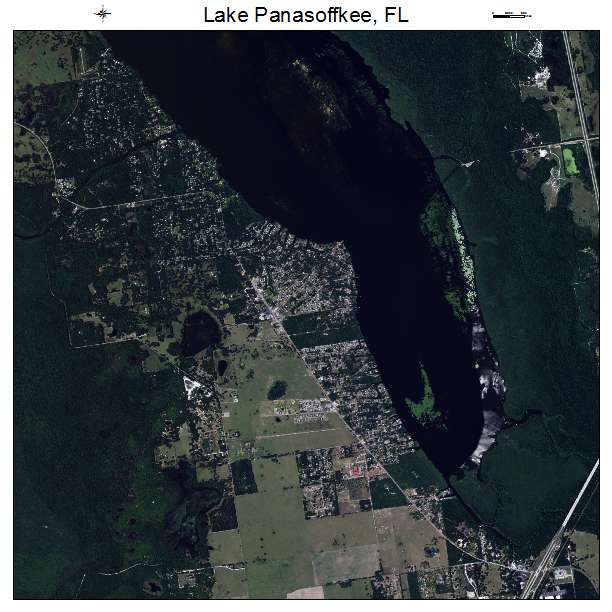 Lake Panasoffkee, FL air photo map
